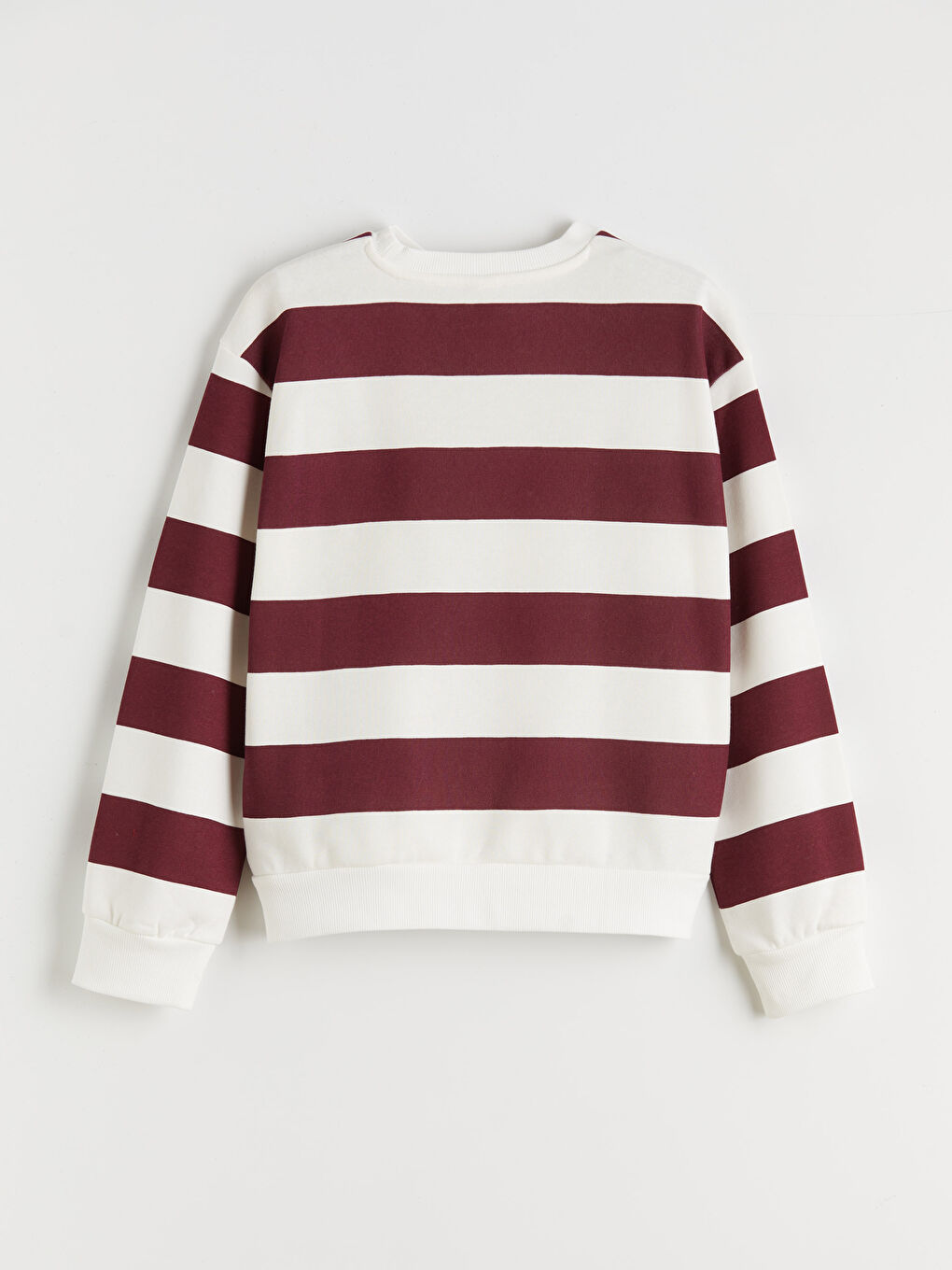 Crew Neck Girl's Thick Sweatshirt, Pack of 2-4