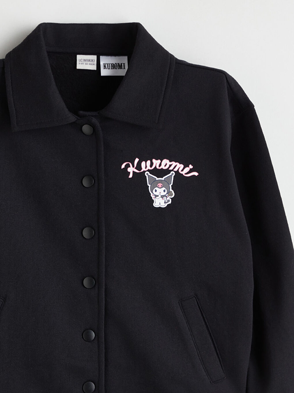 Girl BLACK Bomber Jacket-3