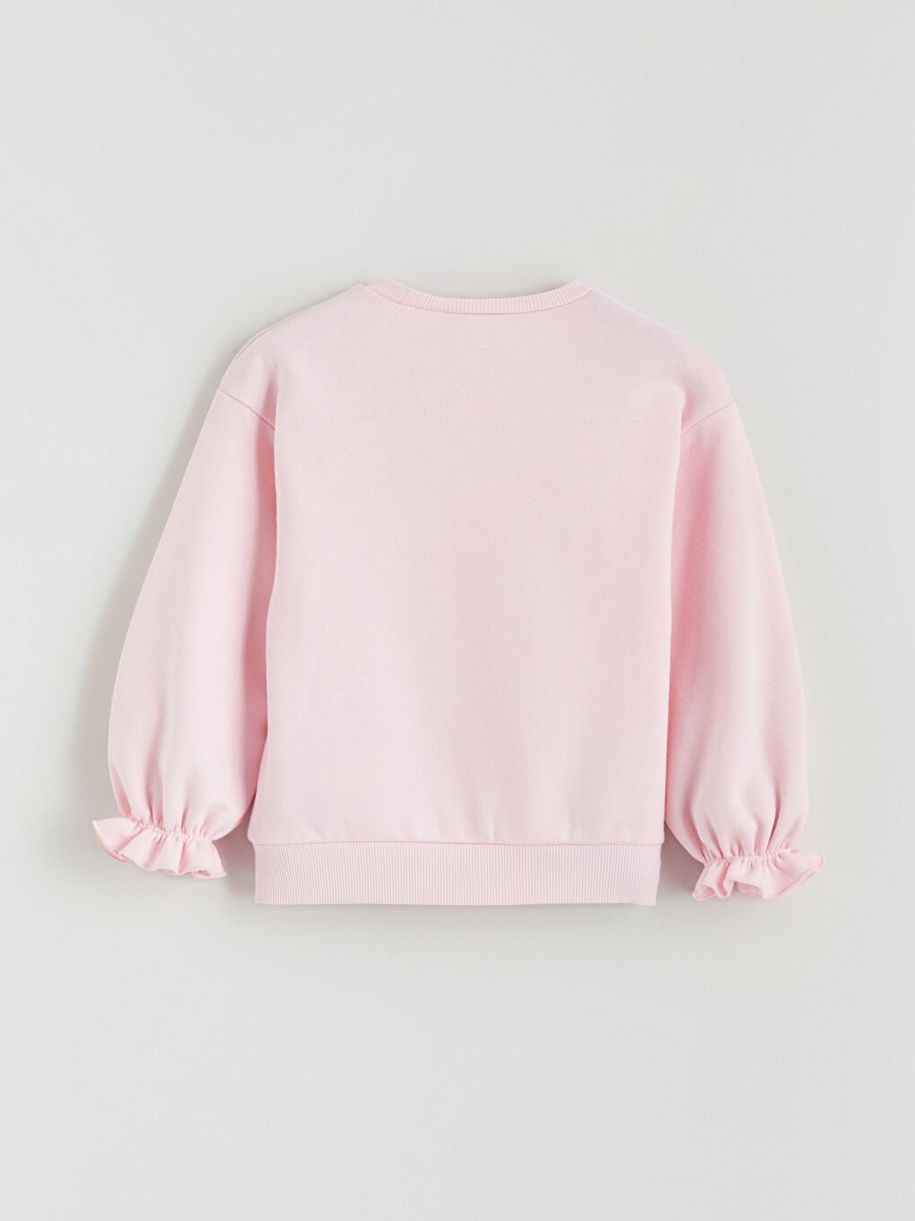 Okrugli izrez Barbie vezeni dečji dukserica-3