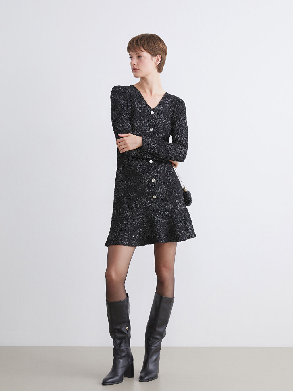 Woman BLACK Dress-1