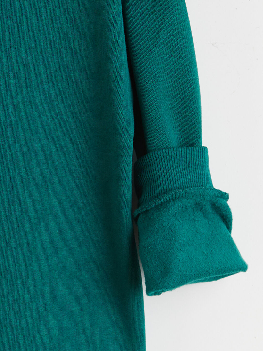 Yeşil Baskılı Erkek Çocuk Kalın Sweatshirt-2