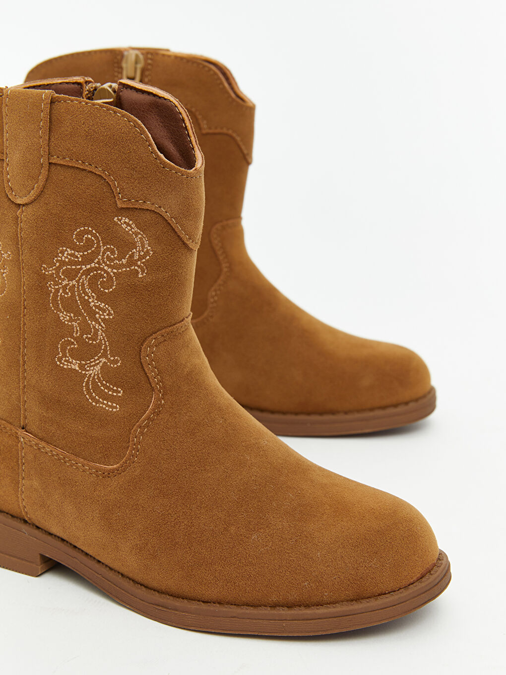 Women's Zippered Boots-2