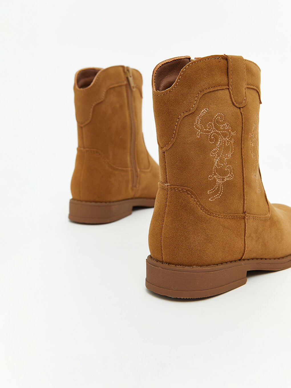 Women's Zippered Boots-4