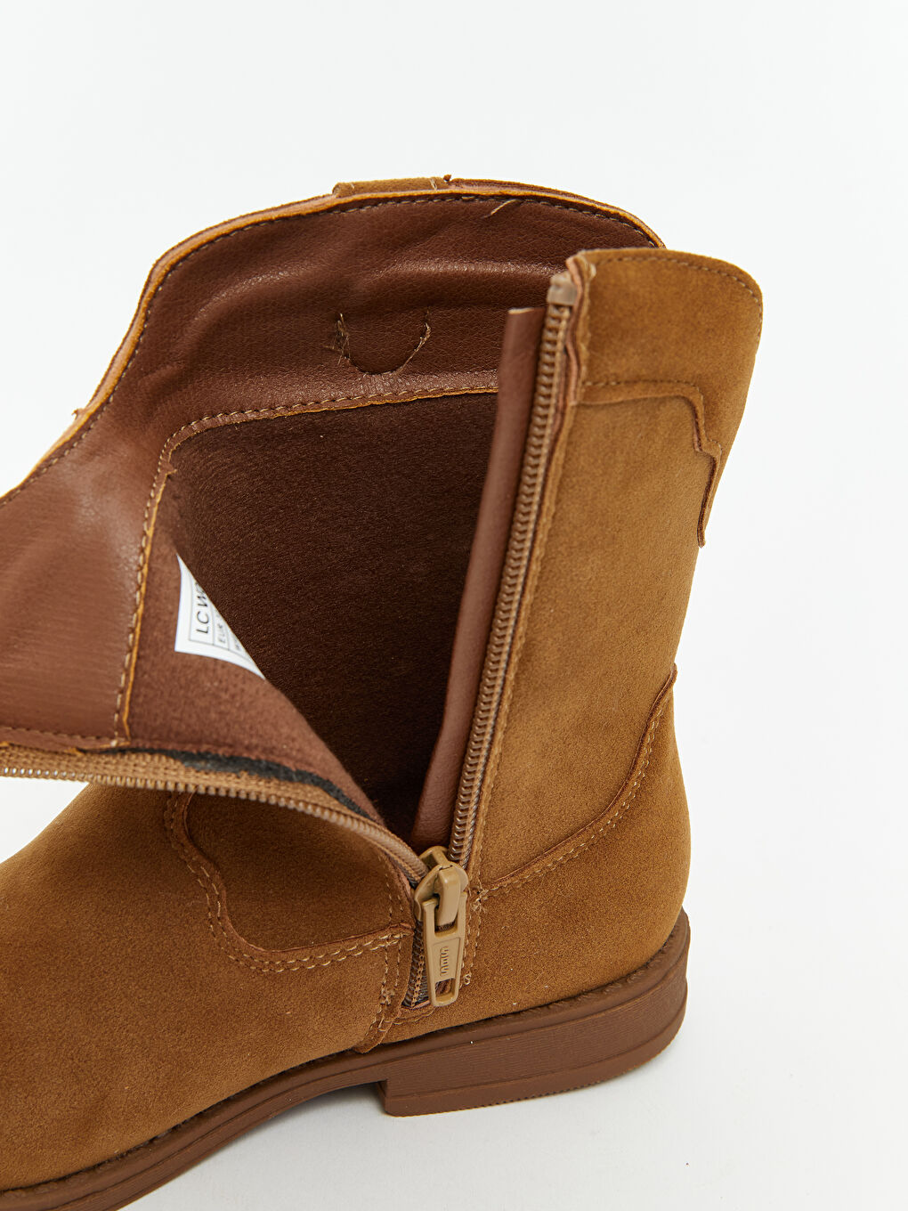 Women's Zippered Boots-5