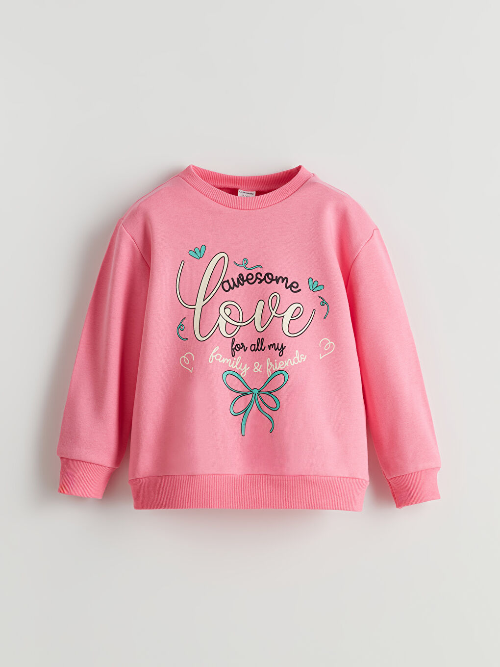 Printed Girl'S Thick Sweatshirt And Sweatpants Set 2-Pack -W5EB04Z1-FNL