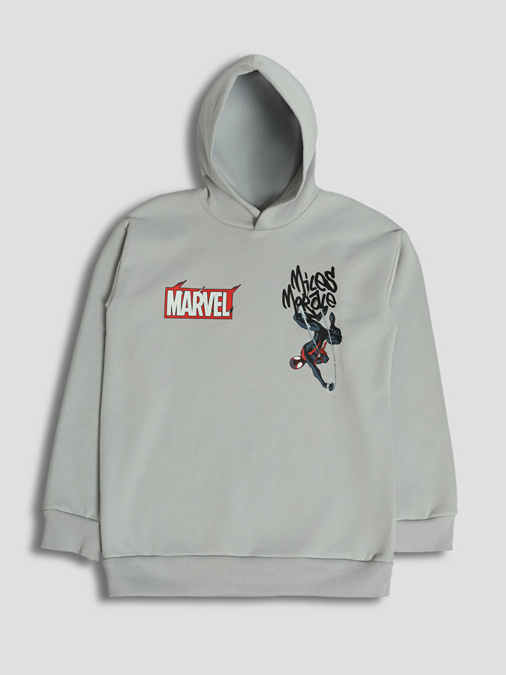 Hooded Spider-Man Printed Boys' Tracksuit Set-1