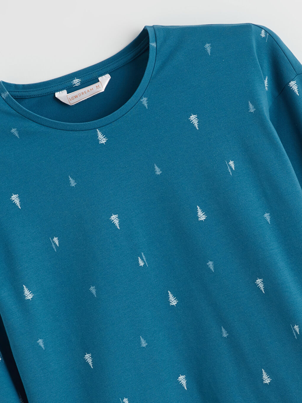 طقم بيجاما نساء موضوع رأس السنة بكول مدور-6