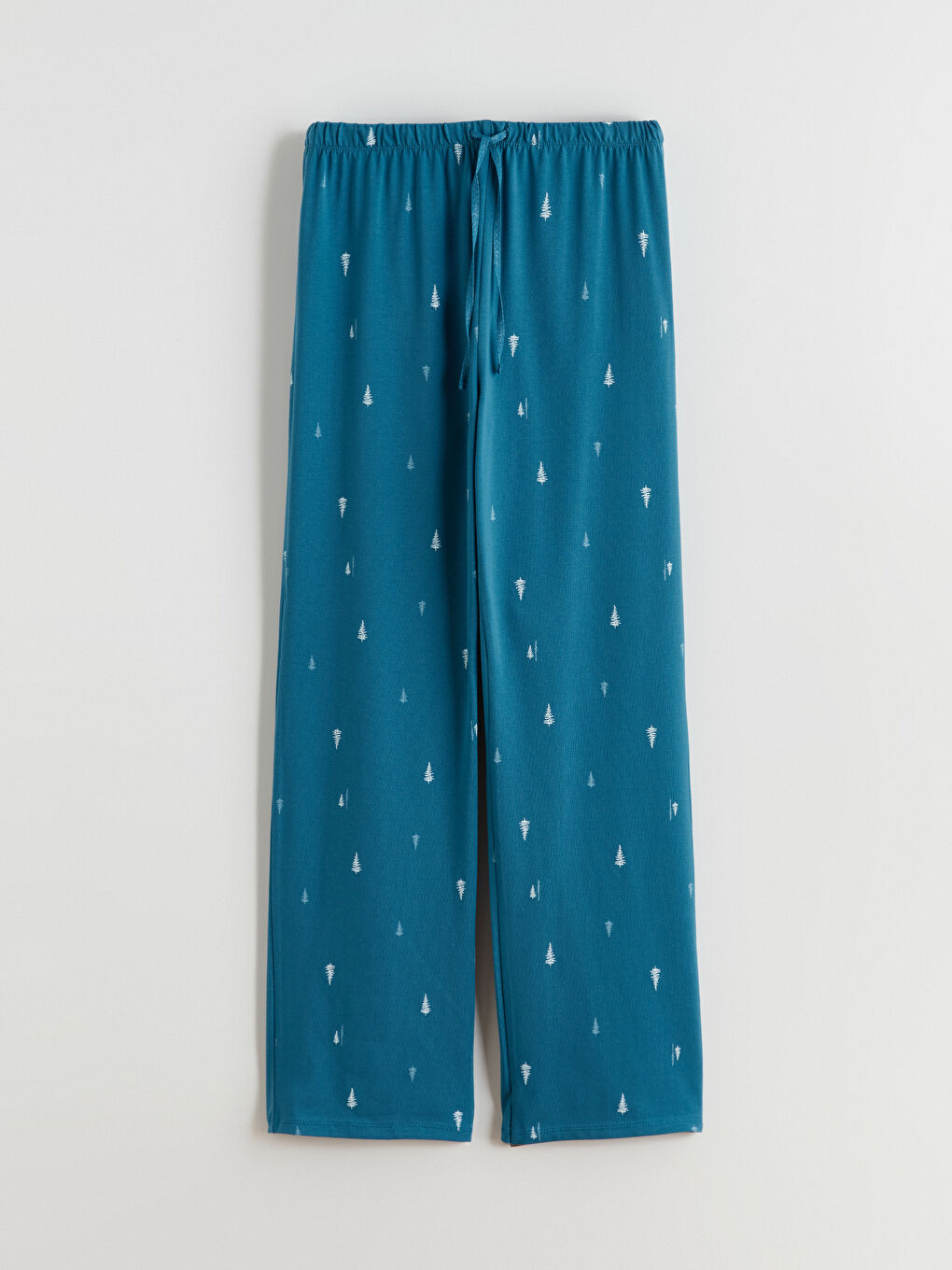 طقم بيجاما نساء موضوع رأس السنة بكول مدور-7