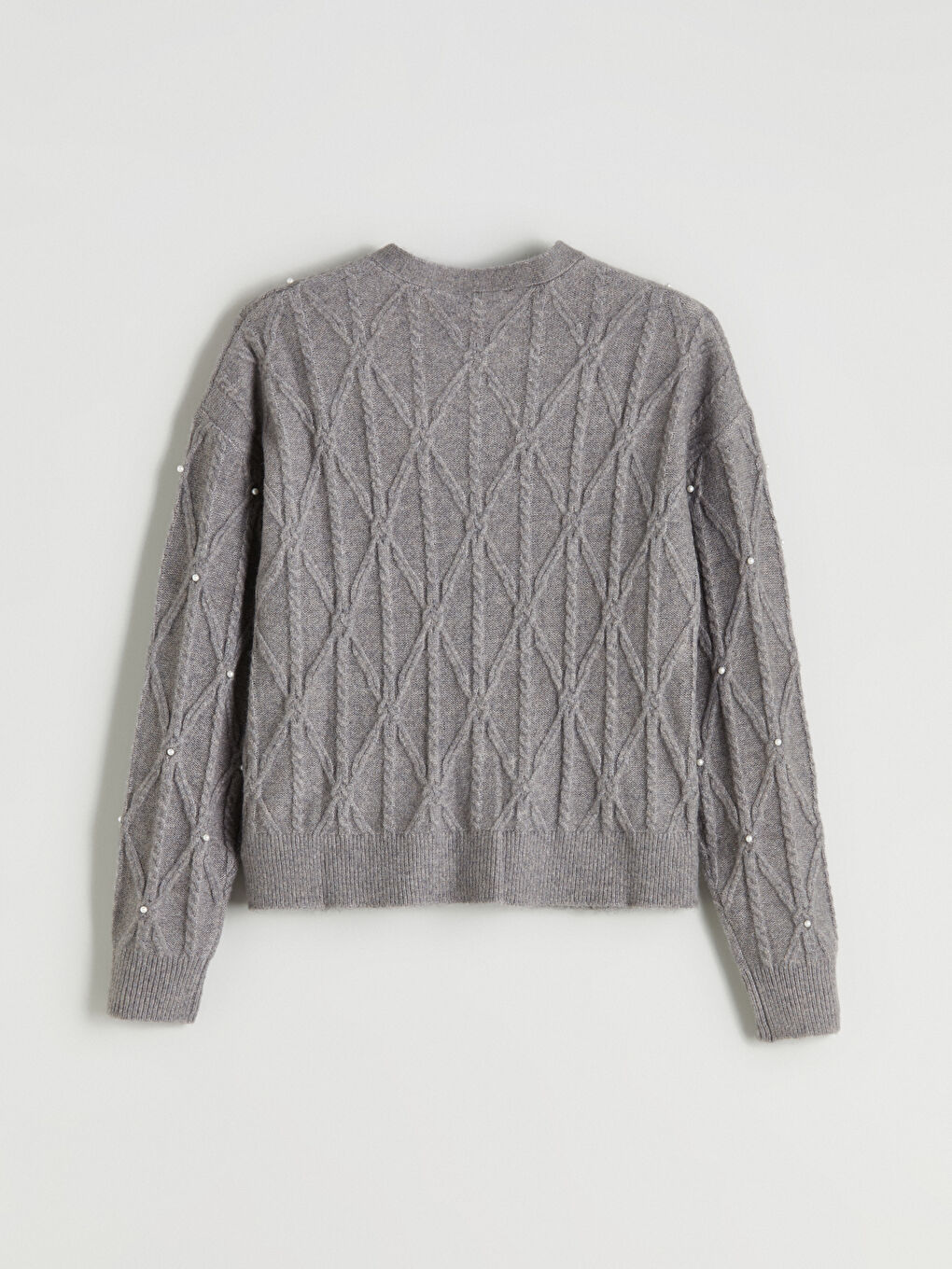 Woman GREY Cardigan-5