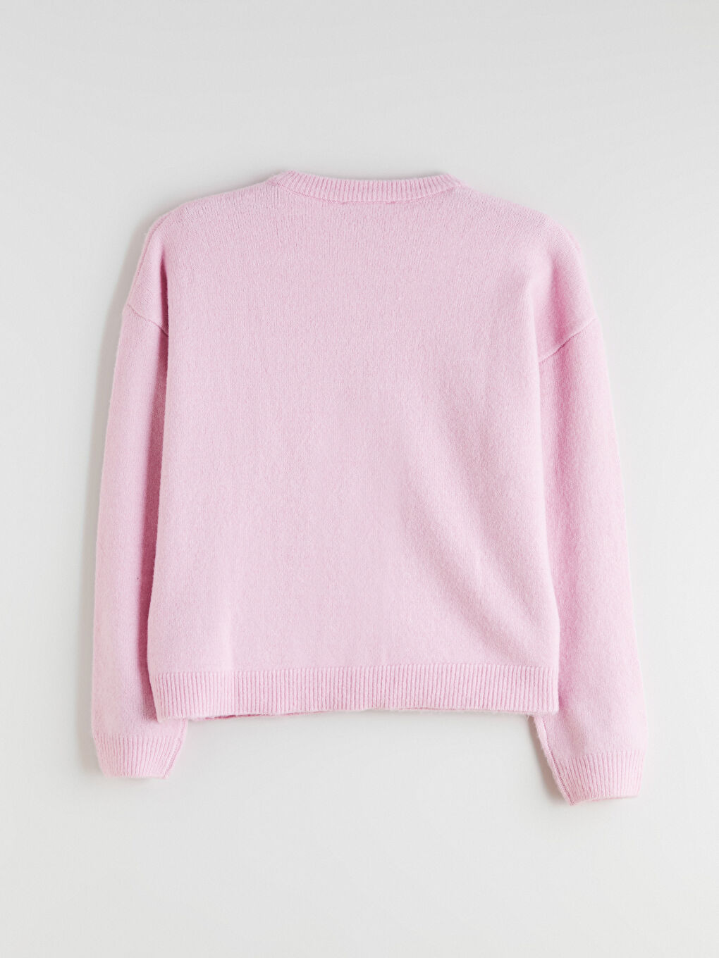 Crew Neck Beaded Women's Knit Cardigan-5