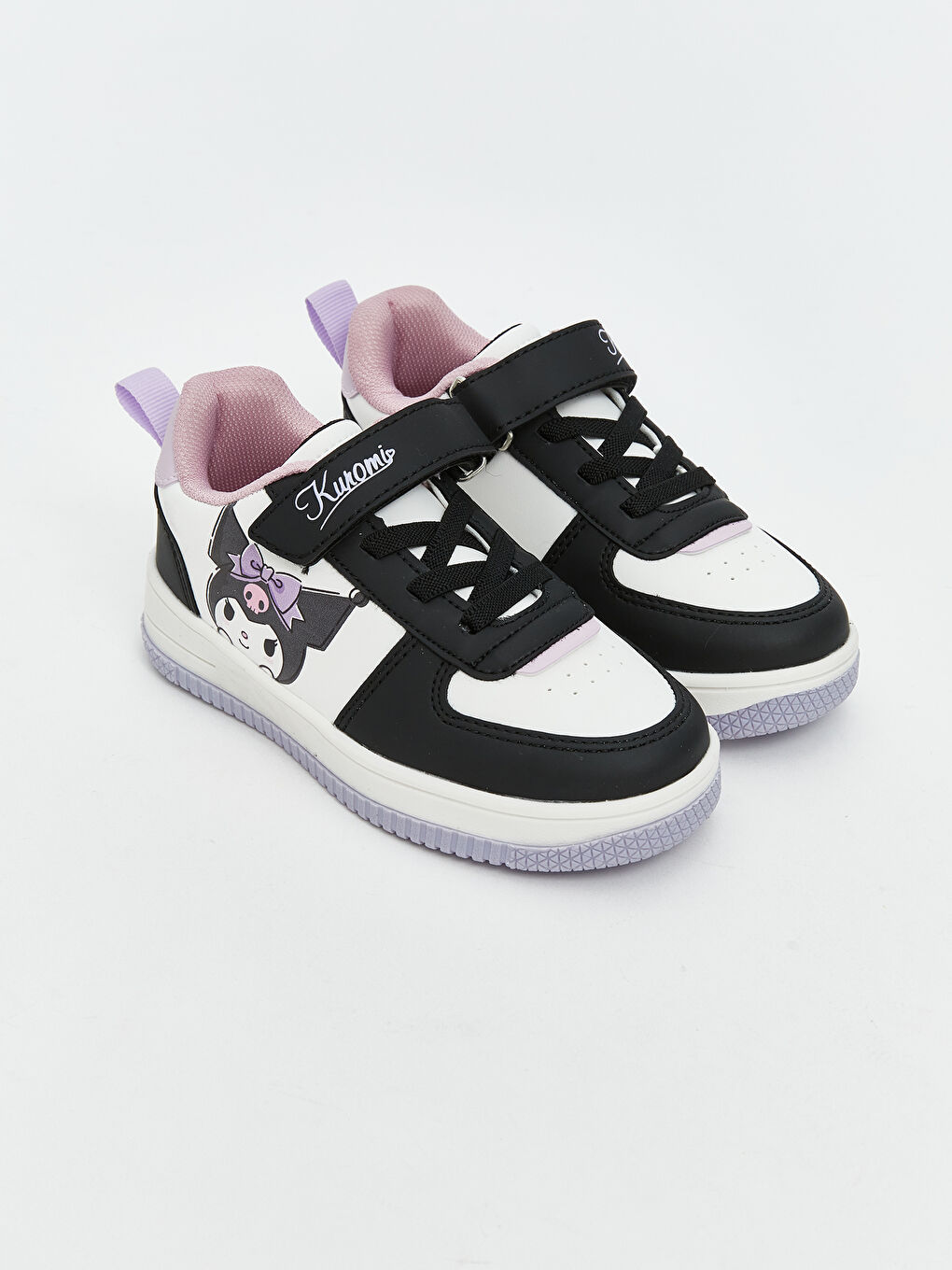 Siyah Kuromi Baskılı Kız Çocuk Spor Ayakkabı