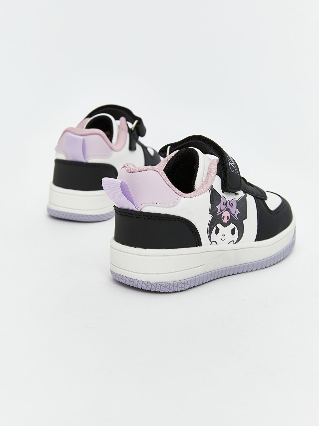 Siyah Kuromi Baskılı Kız Çocuk Spor Ayakkabı-4