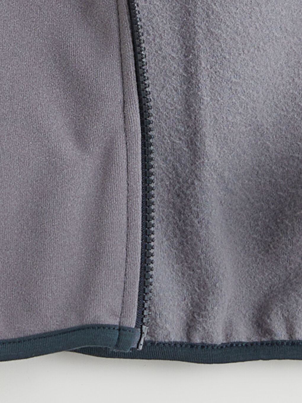 Antrasit Dik Yaka Polar Erkek Çocuk Yelek-1