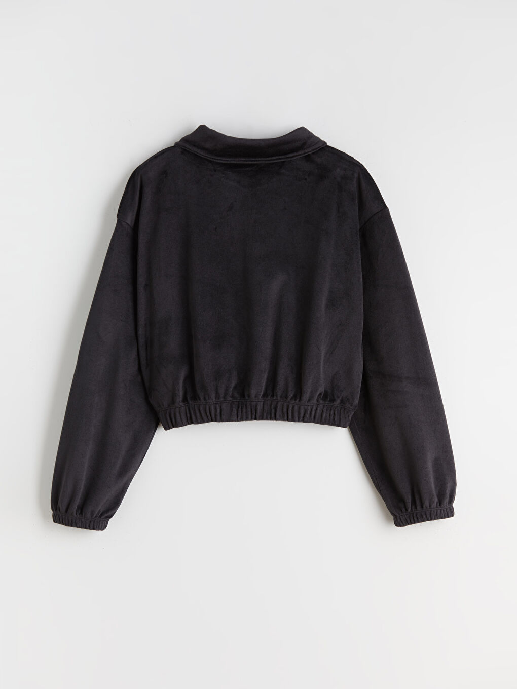 Siyah Polo Yaka Kuromi Nakışlı Kız Çocuk Sweatshirt ve Tayt-4