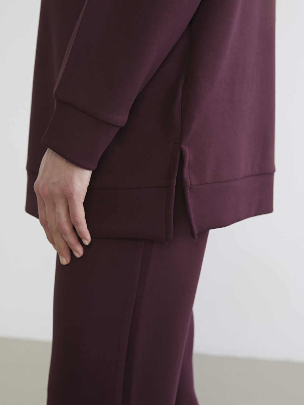 Φούτερ Χιτώνιο Λαιμός Χωνί Γυναικείο-2