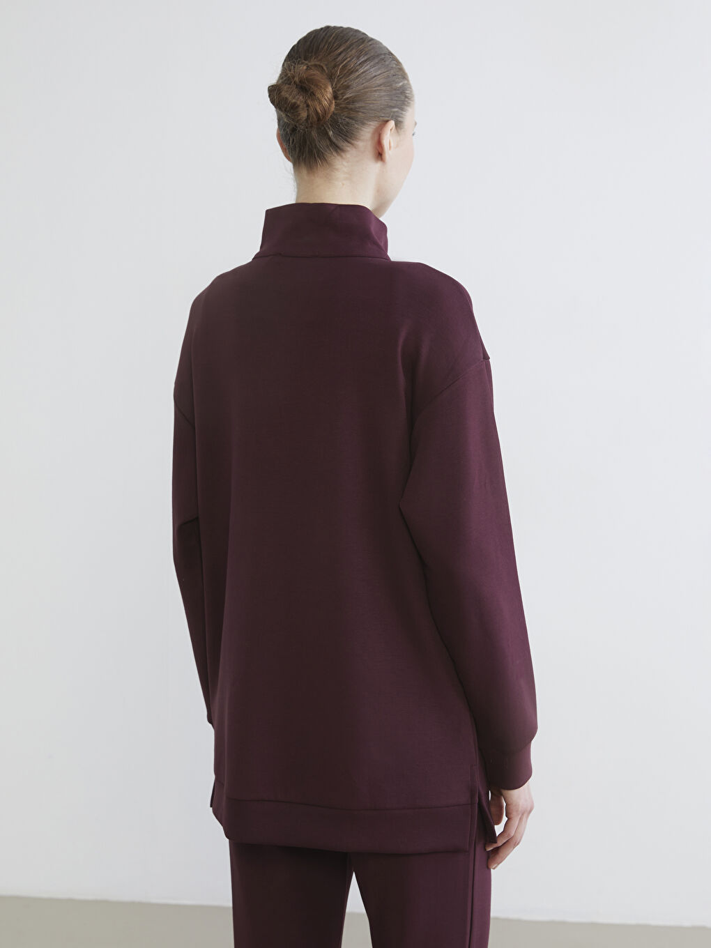 Φούτερ Χιτώνιο Λαιμός Χωνί Γυναικείο-3