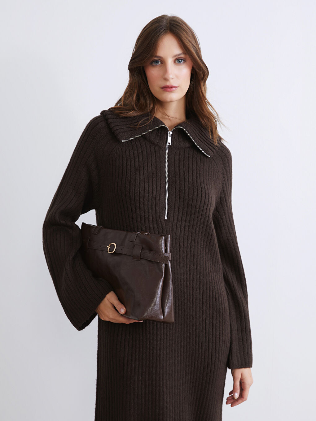 Woman BROWN Dress