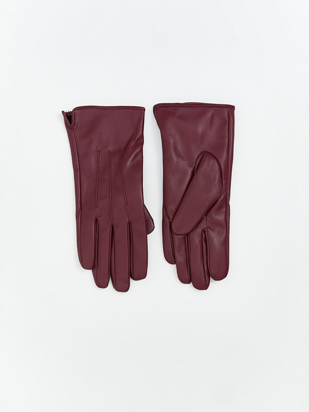 әйелдерге арналған жасанды былғары қолғаптар