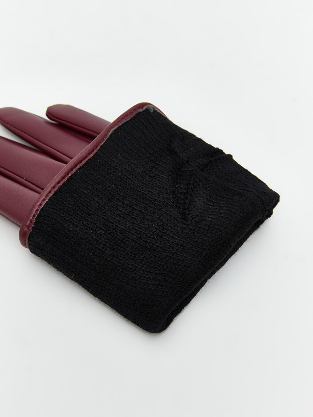 әйелдерге арналған жасанды былғары қолғаптар-2