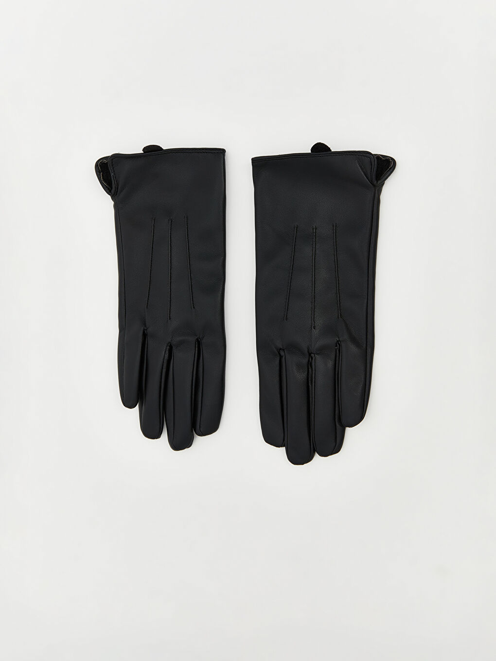 әйелдерге арналған жасанды былғары қолғаптар