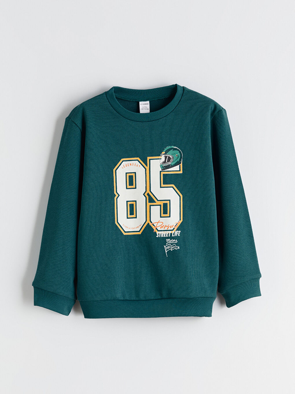 Crew Neck Printed Boys' Sweatshirt 2 Pack-4