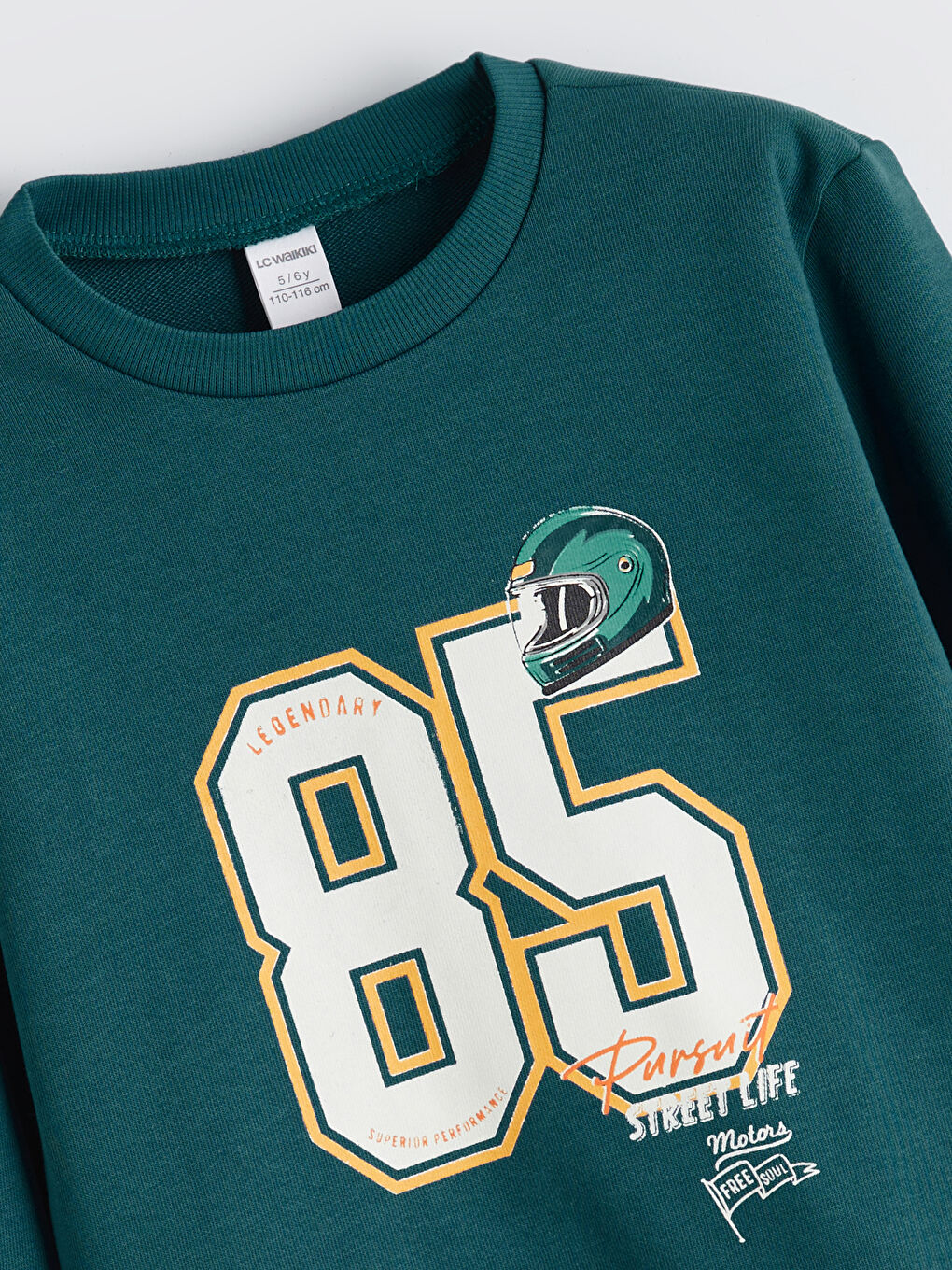 Crew Neck Printed Boys' Sweatshirt 2 Pack-5