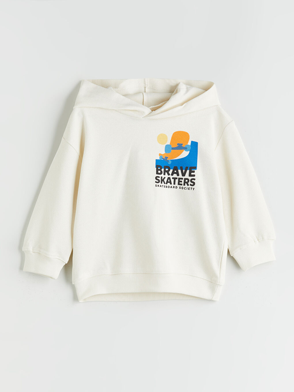 Hooded Printed Boys' Sweatshirt-1