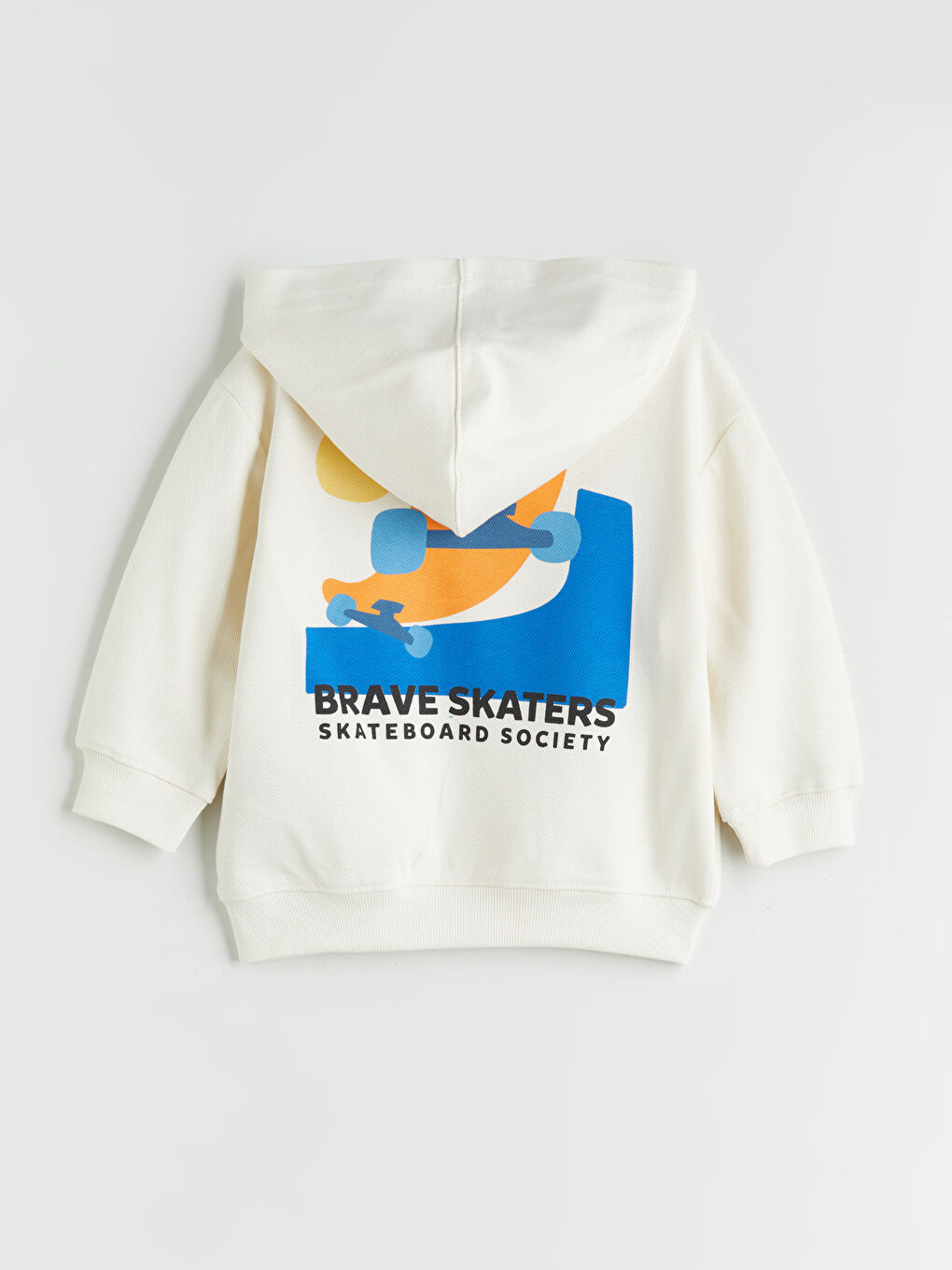 Hooded Printed Boys' Sweatshirt-2