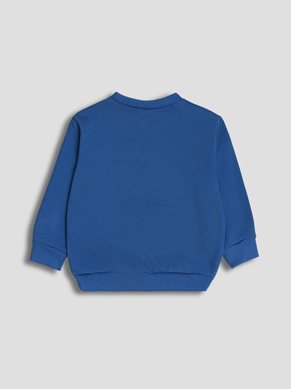 كنزة رياضية سميكة مطبوعة برقبة دائرية للأولاد-1