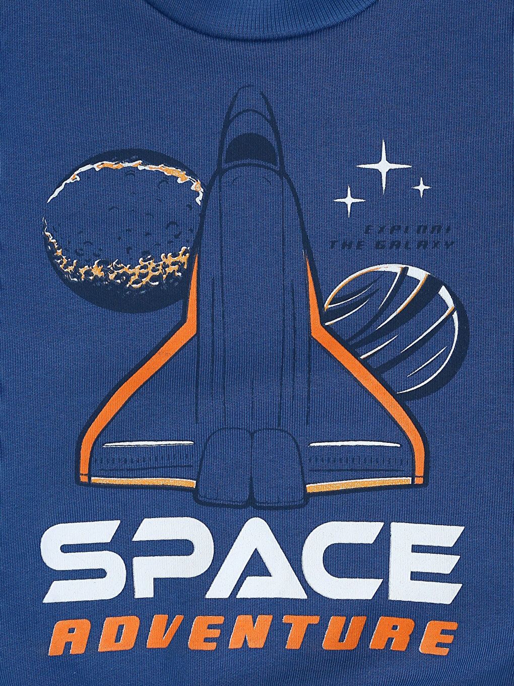 كنزة رياضية سميكة مطبوعة برقبة دائرية للأولاد-2