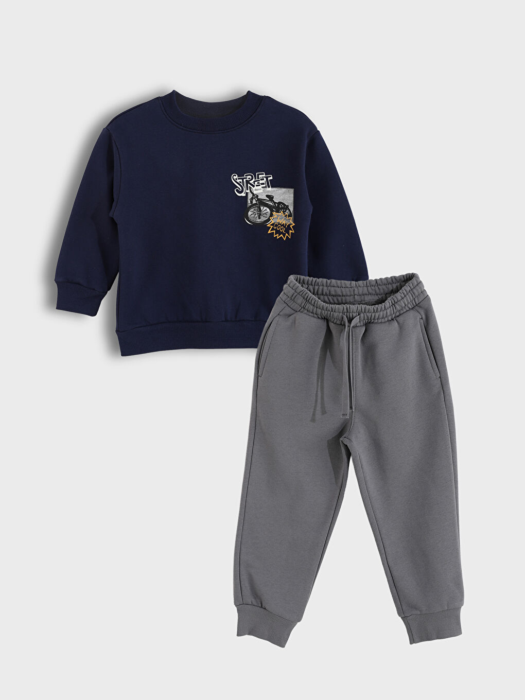 Printed Boys Sweatshirt and Sweatpants 2 Pack