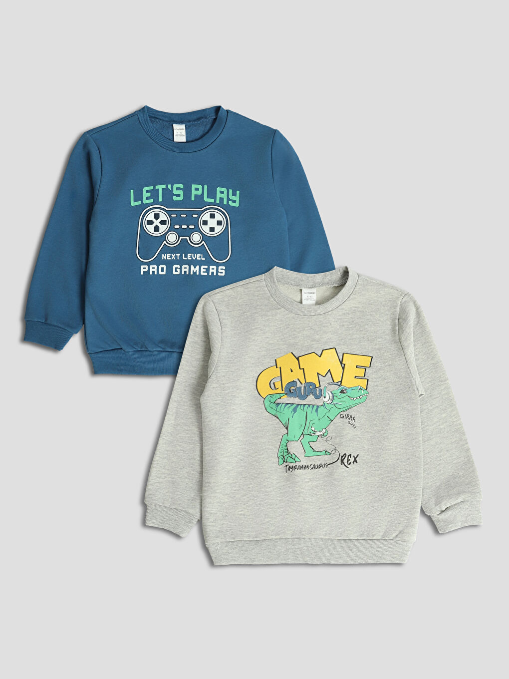 Printed Boys' Sweatshirt 2 Pack
