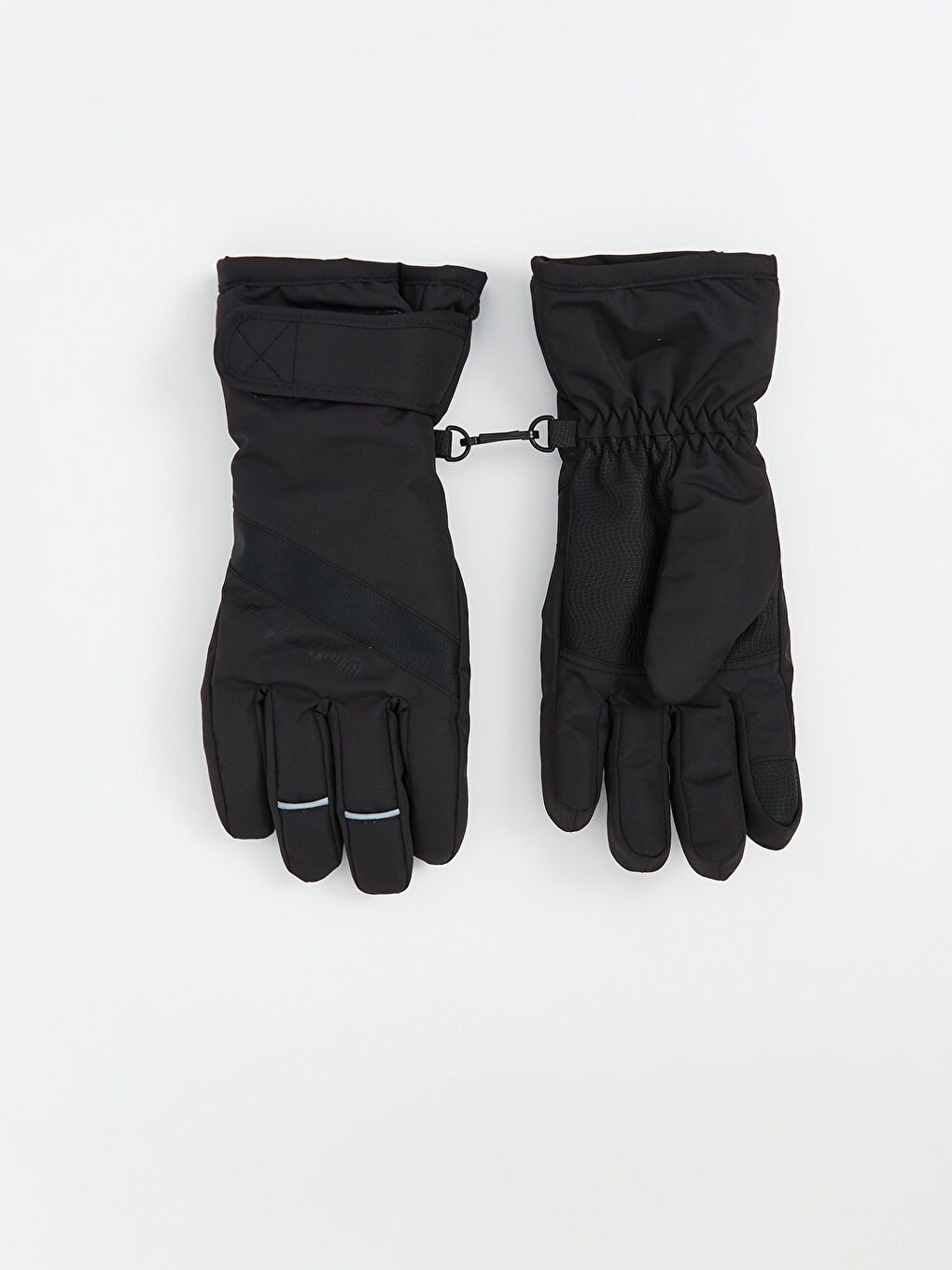 Siyah Kilit Detaylı Erkek Çocuk Eldiven