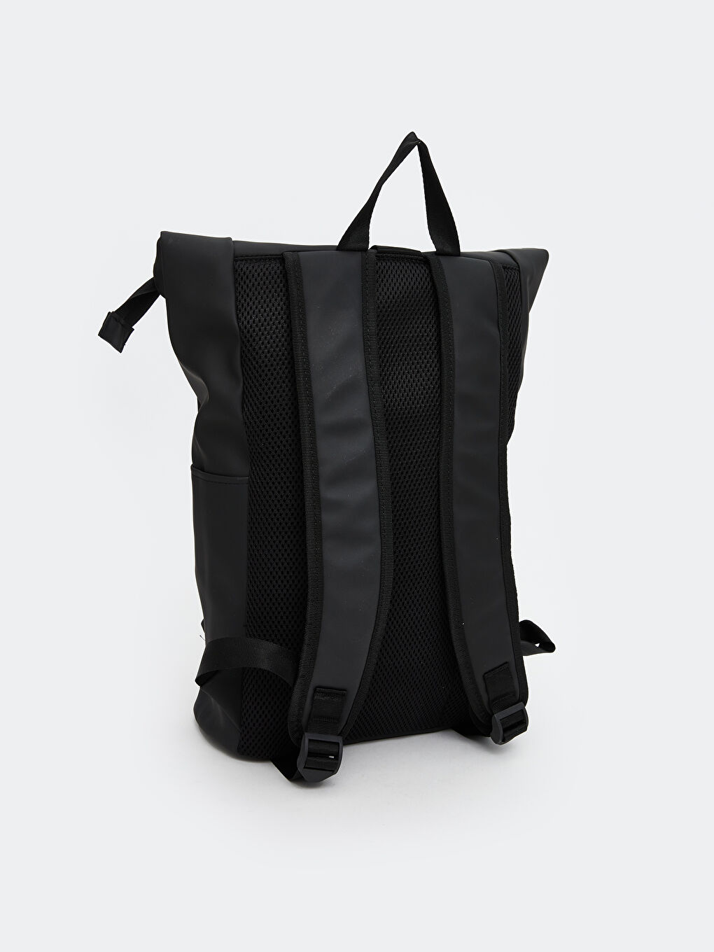 Siyah Deri Görünümlü Erkek Sırt Çantası-2