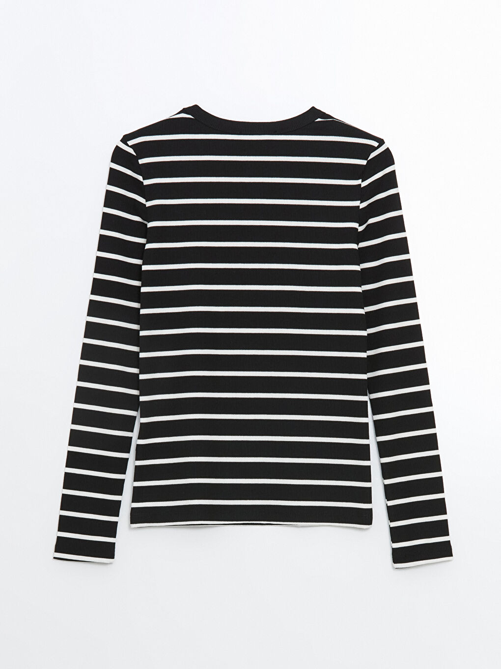 LCW ECO Crew Neck Striped Women's Body -W5ED48Z8-LEG