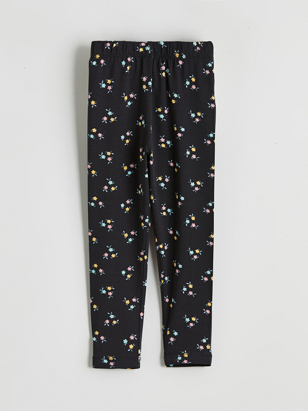 Elasticated Waist Floral Girls' Leggings