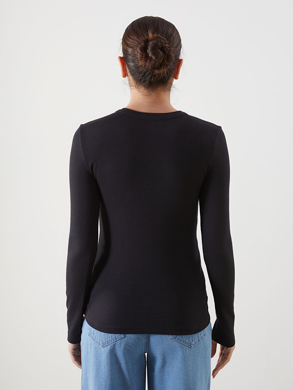 LCW ECO Crew Neck Women's Body -W5ED63Z8-CVL