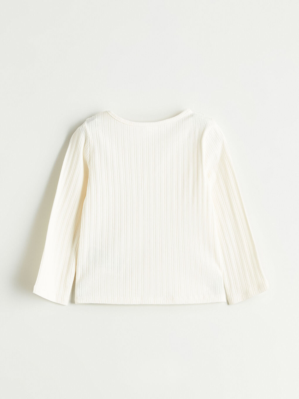 LCW Kids Long Sleeve Textured Girl Blouse -W5ED69Z1-FDJ