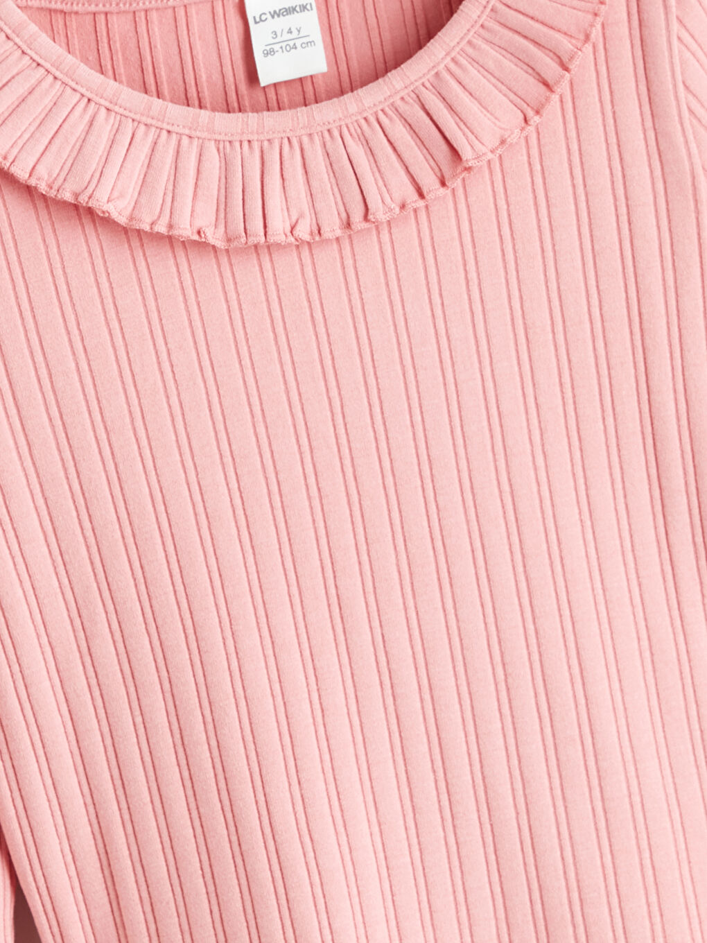 LCW Kids Long Sleeve Textured Girl Blouse -W5ED69Z1-GJZ