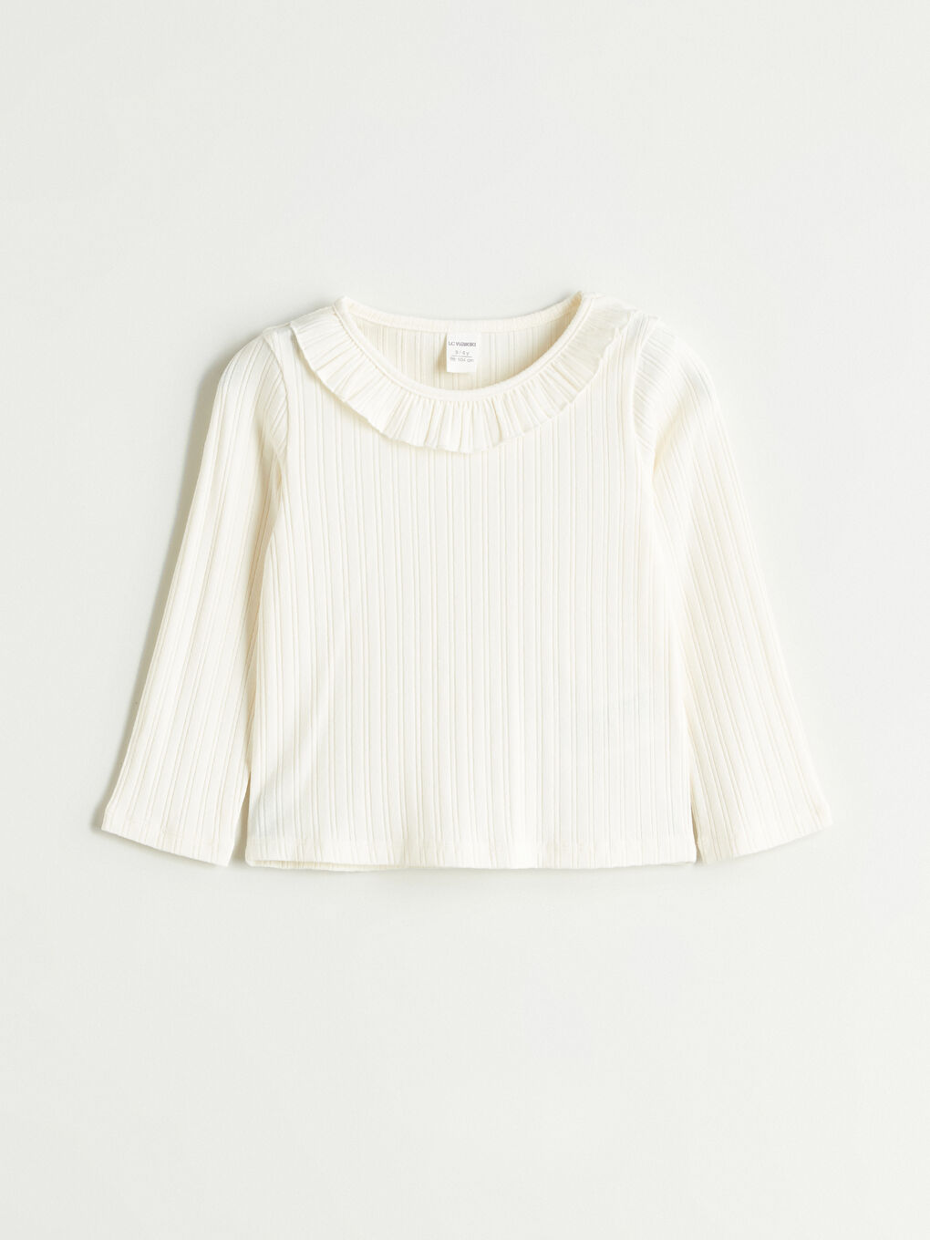 LCW Kids Long Sleeve Textured Girl Blouse -W5ED69Z1-FDJ
