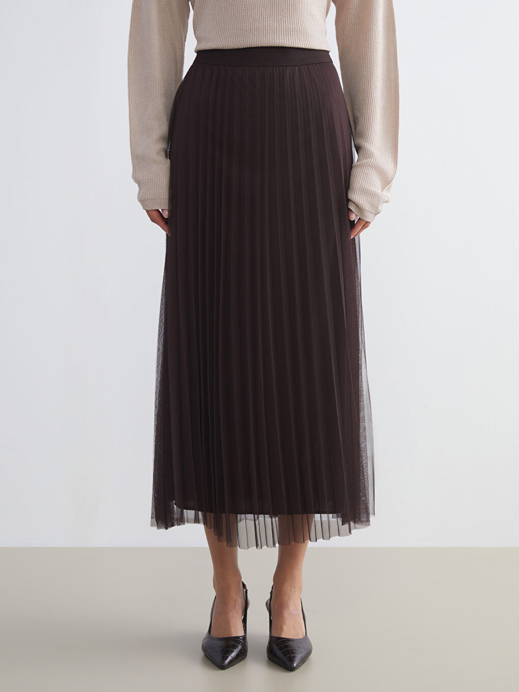 Woman BORDEAUX Skirt-1
