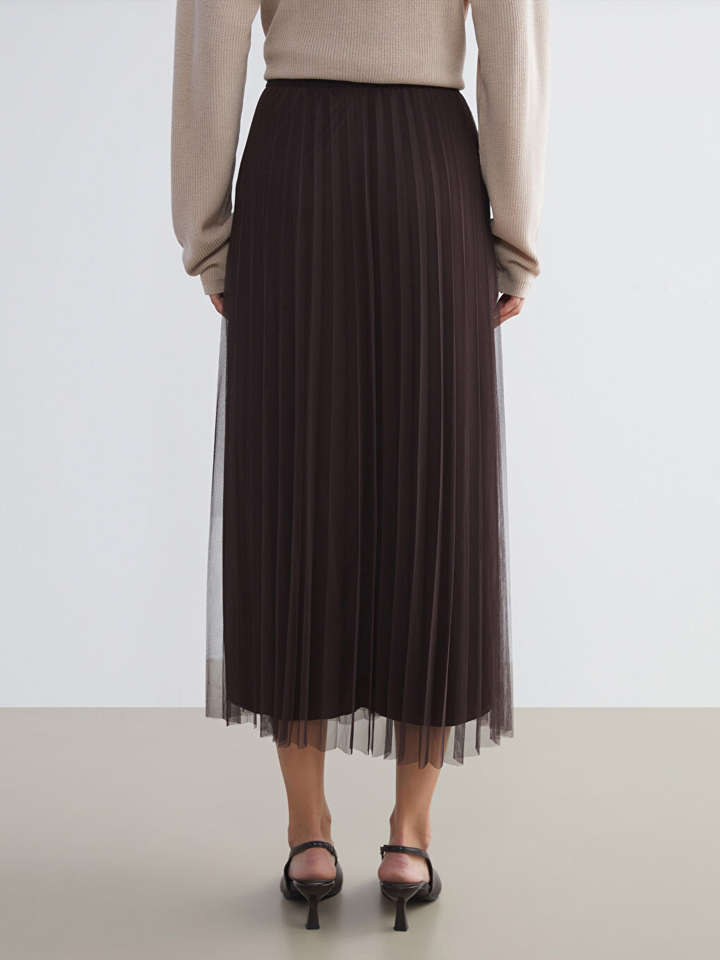 Woman BORDEAUX Skirt-3