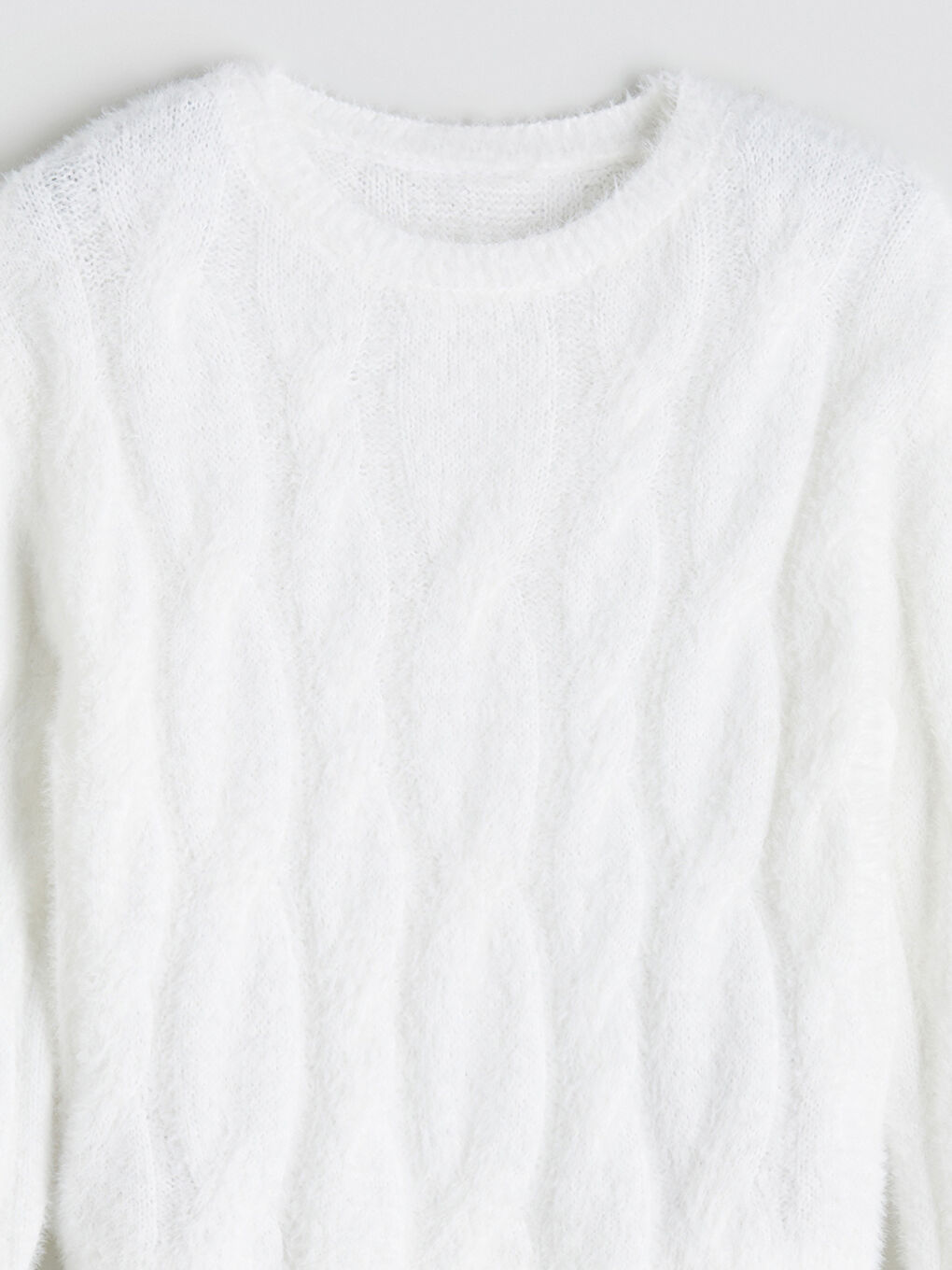 Crew Neck Girls' Sweater-3