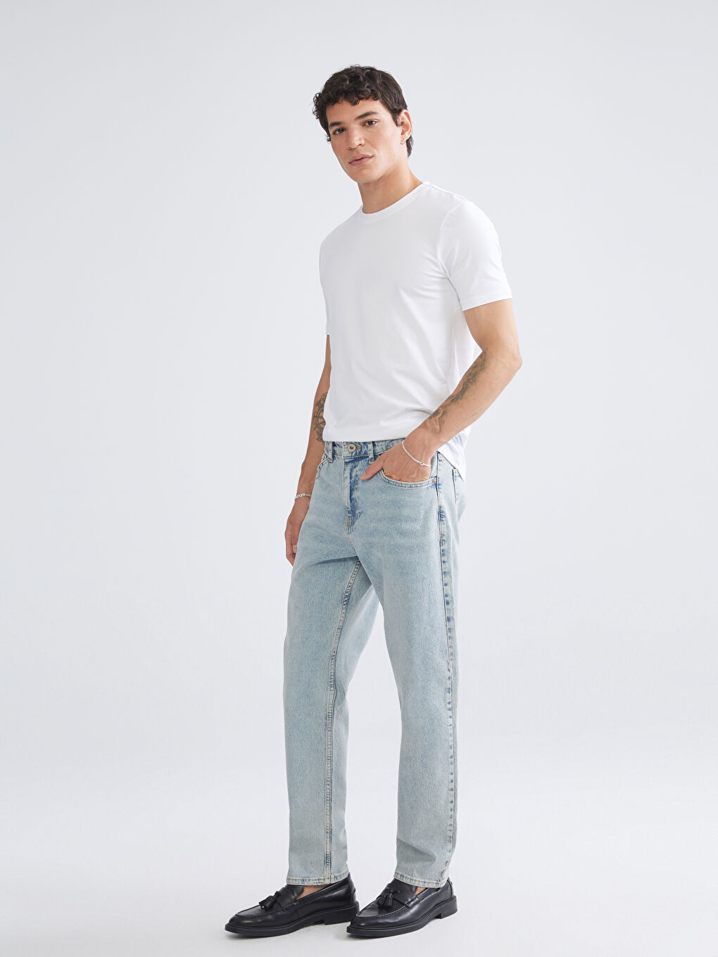 ٧١٠ جينز واسع للرجال-1