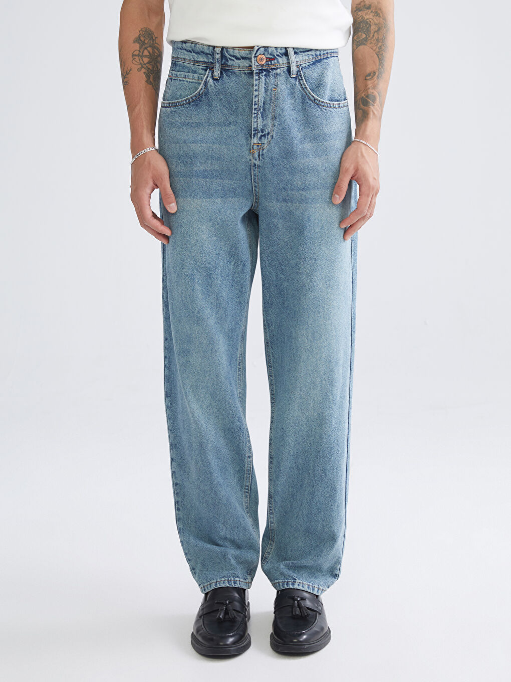 Baggy Fit Men's Jeans-2
