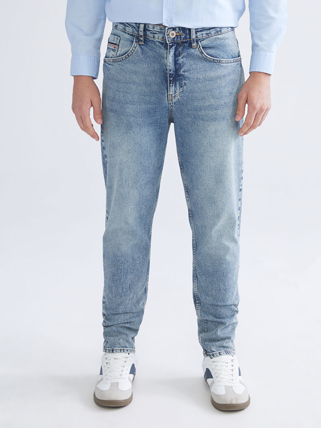 İndigo 710 Loose Fit Erkek Jean Pantolon-1