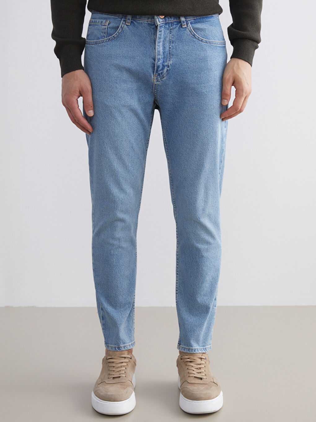 İndigo 730 Havuç Kalıp Erkek Jean Pantolon-2