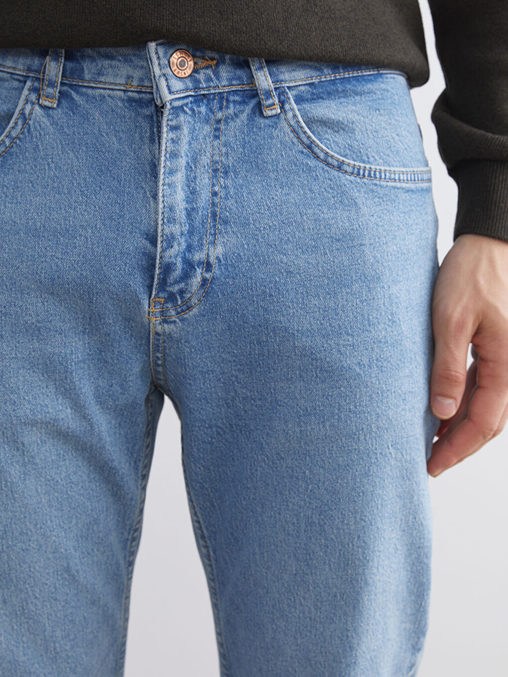 İndigo 730 Havuç Kalıp Erkek Jean Pantolon-3