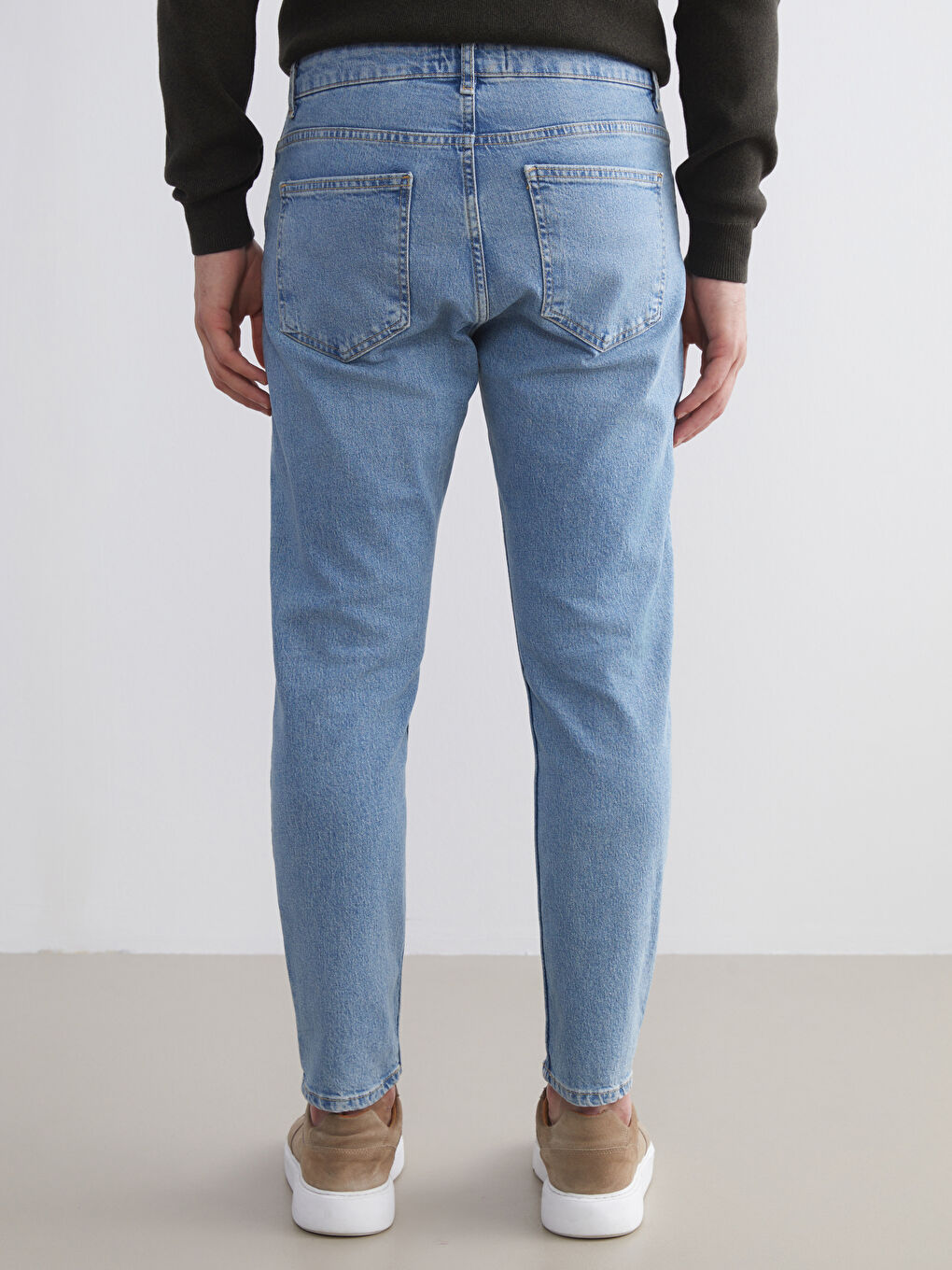 İndigo 730 Havuç Kalıp Erkek Jean Pantolon-4