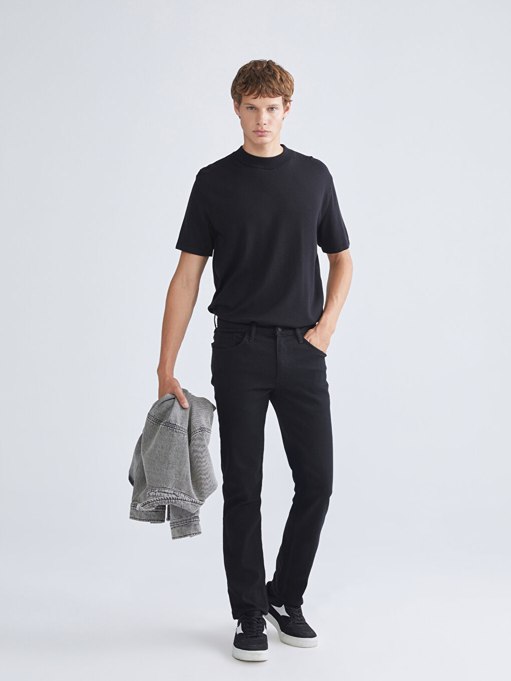 Siyah 779 Regular Fit Erkek Jean Pantolon-1
